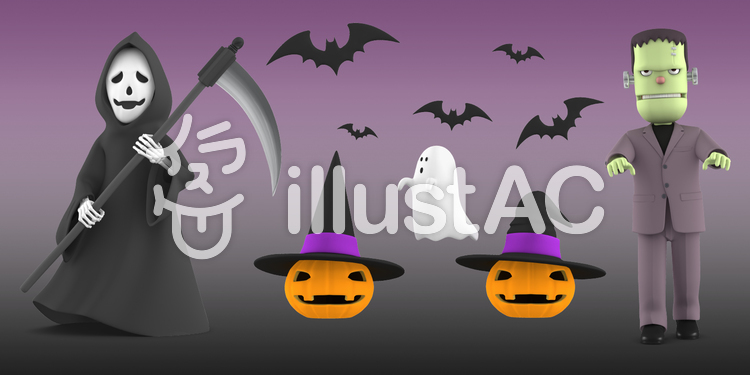 Halloween Character Set Free Cliparts Illustac