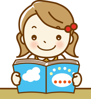 女孩阅读