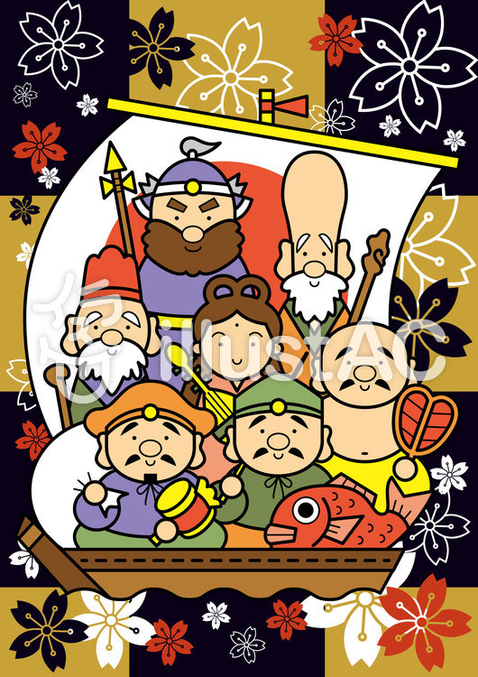 七福神カード 七福神カードのイラスト