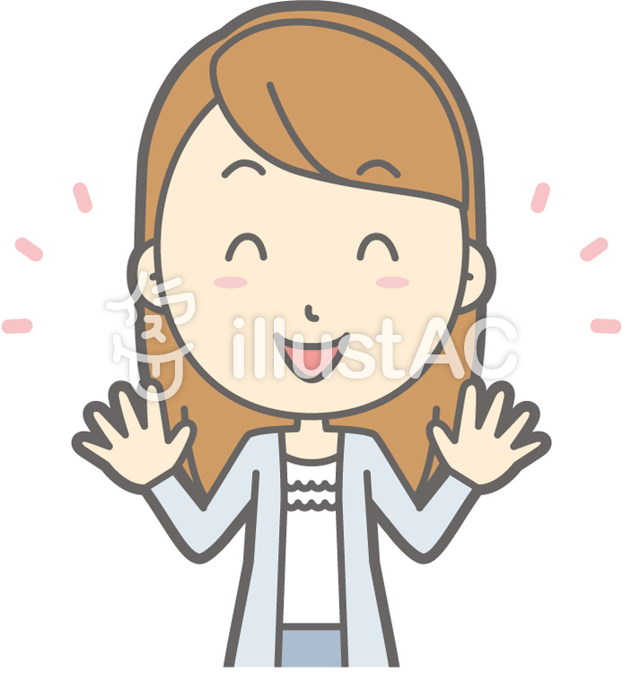 女子大生a-ニコニコ-バスト 女子大生a-ニコニコ-バストのイラスト