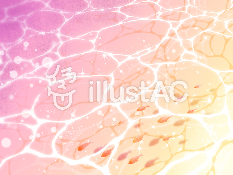 【フリーイラスト素材】夕暮れの海辺(横)