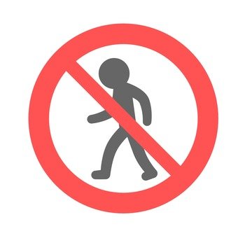 标签(行人禁止通行)