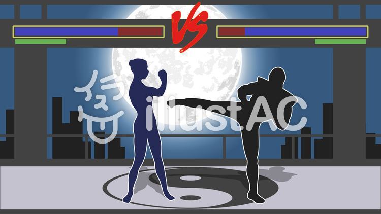 ゲーム 対戦イラスト - No: 2059415／無料イラストなら「イラストAC」
