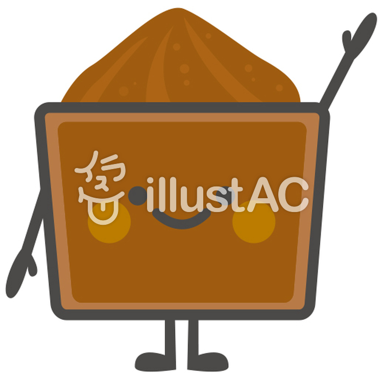 調味料キャラクター 味噌 イラスト No 無料イラストなら イラストac