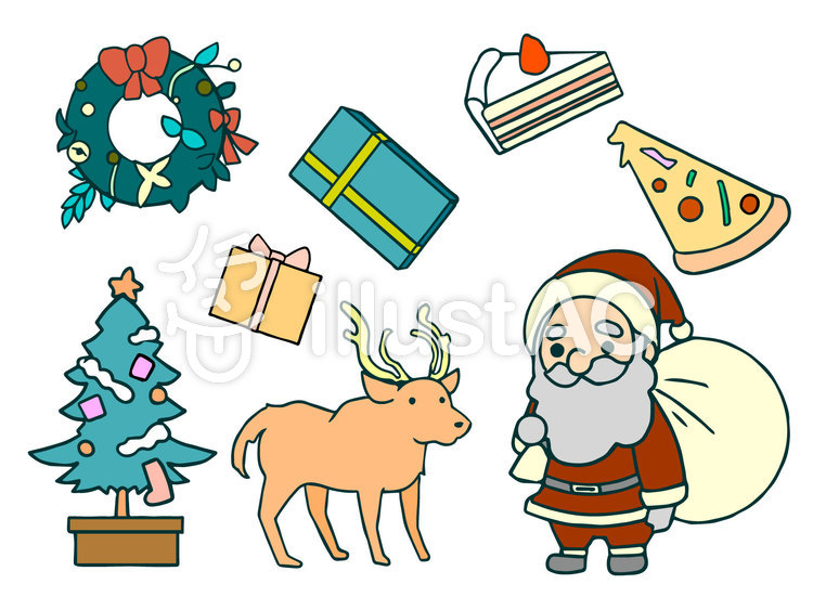 季節ものイラストセット01 クリスマス 季節ものイラストセット01 クリスマスのイラスト