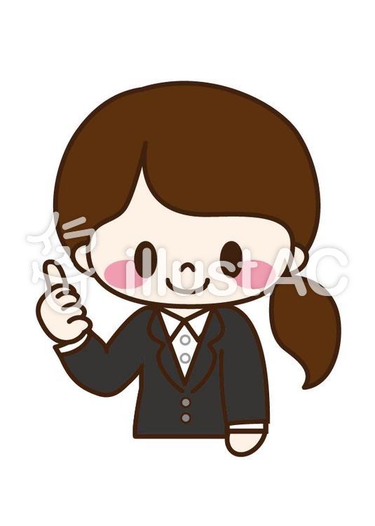 女性新入社員イラスト No 無料イラストなら イラストac