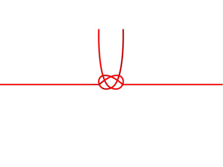 Hanging paper (abalone knot) Hanging paper (abalone knot)