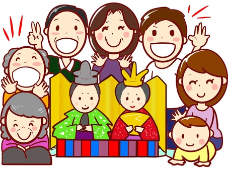 chacha family 4 generations Hina Matsuri chacha family 4 generations Hina Matsuri