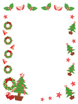 christmas frame vertical