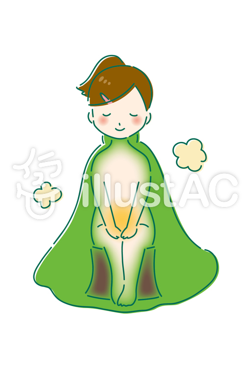 よもぎ蒸し 女性2イラスト No 無料イラストなら イラストac