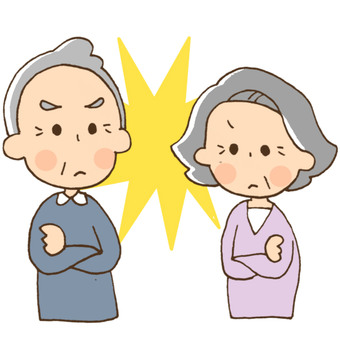 免费的剪贴画:夫妇 丈夫 妻子 夫妻吵架 婚姻争吵 - 582079 |illustac