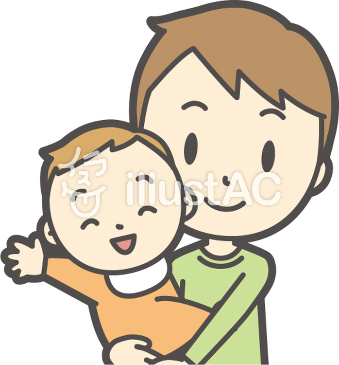 男の子グリーン長袖-350-バスト 男の子グリーン長袖-350-バストのイラスト