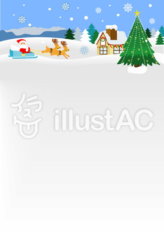 クリスマスの風景の背景 クリスマスの風景の背景のイラスト