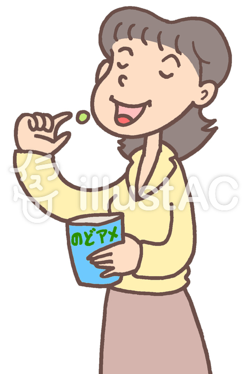 喉ケア 喉ケアのイラスト