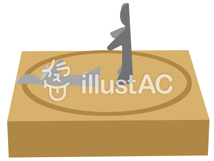 紙相撲イラスト No 無料イラストなら イラストac