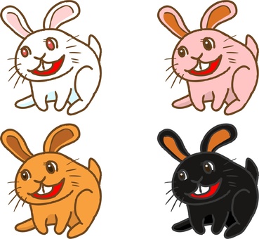照片素材(图片): 2只兔子