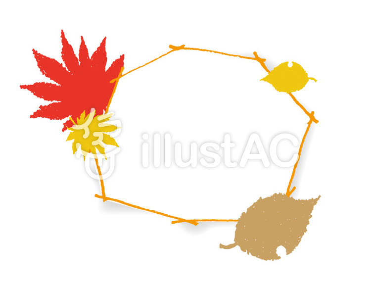 秋の吹きだし 秋の吹きだしのイラスト