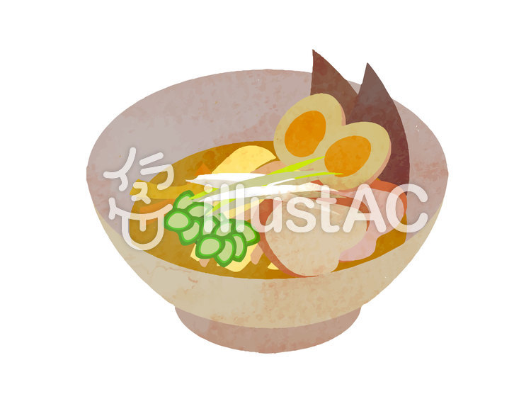 水彩風素材21 ラーメン 水彩風素材21 ラーメンのイラスト