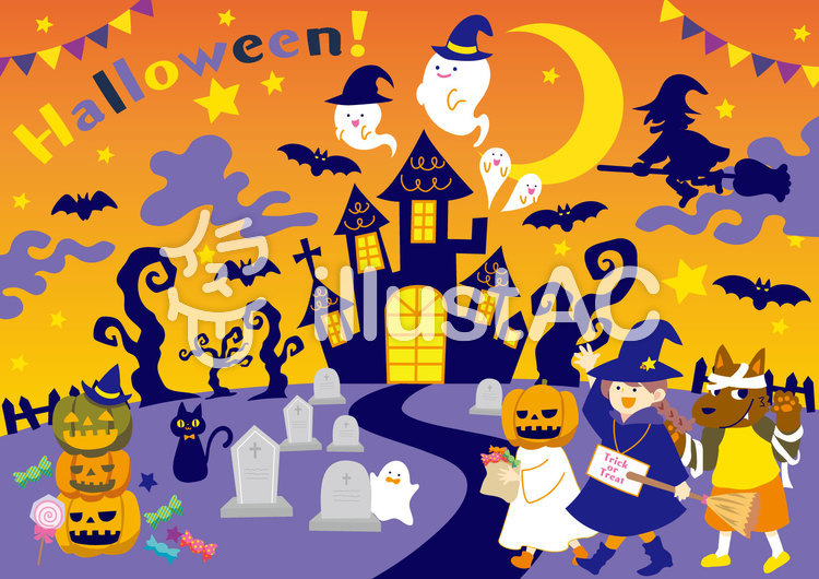 ハロウィンイラスト ハロウィンイラストのイラスト