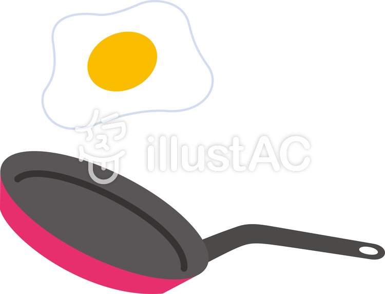 目玉焼きイラスト No 7673 無料イラストなら イラストac