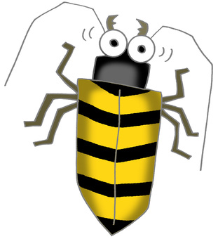 illustration and color version of insects.20