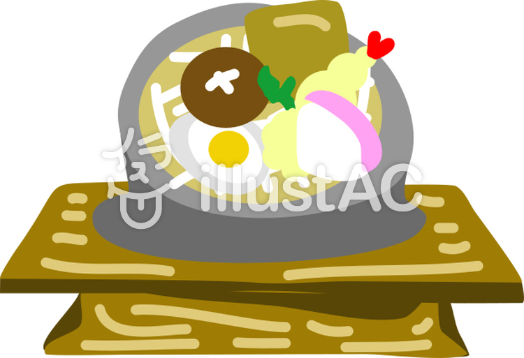 鍋焼きうどんイラスト No 無料イラストなら イラストac