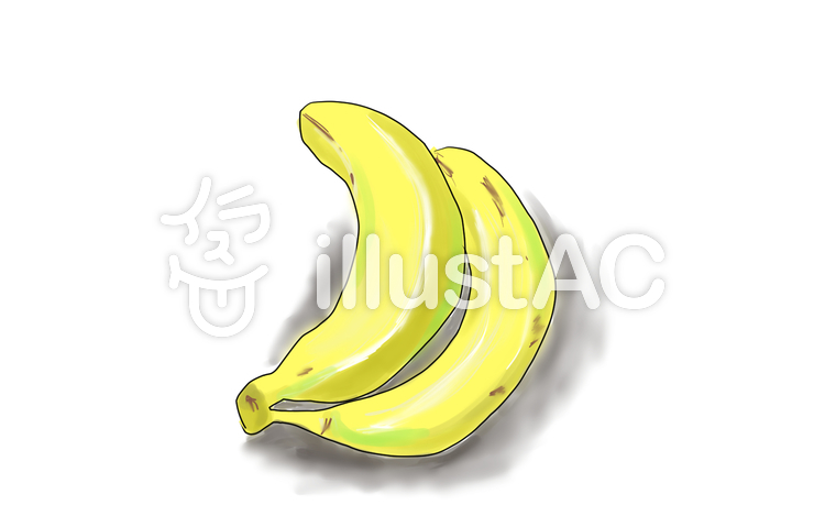 バナナイラスト No 無料イラストなら イラストac
