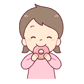 小孩吃甜甜圈_no.35