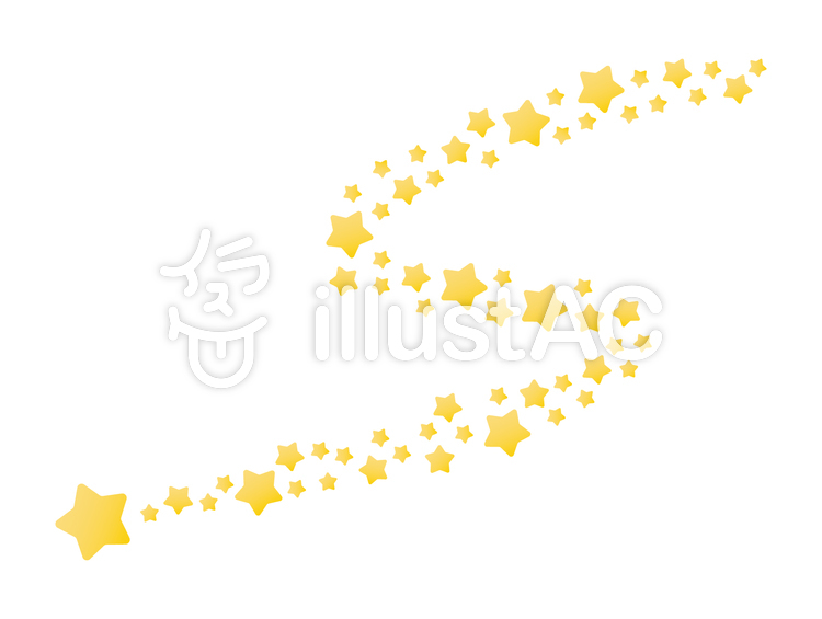 無料イラスト画像 これまでで最高の流れ星 イラスト 無料