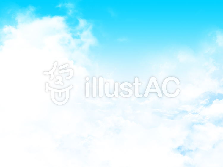 【フリーイラスト素材】雲と大空・3