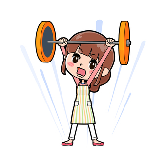 Apron mother barbell Apron mother barbell