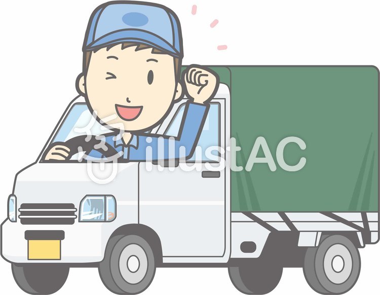 車01-軽トラ3-ガッツ-全身 車01-軽トラ3-ガッツ-全身のイラスト