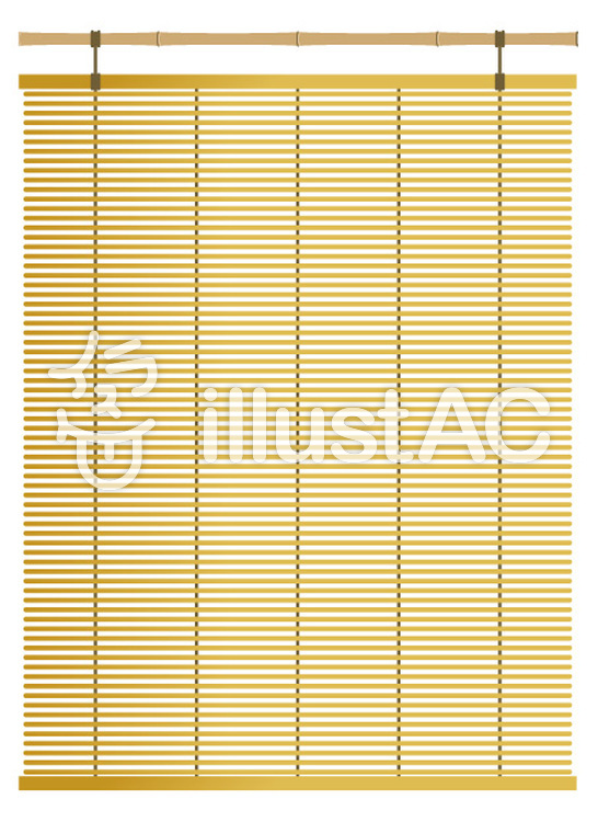 簾イラスト - No: 79785／無料イラストなら「イラストAC」