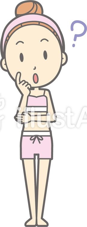 女性下着a-はてな-全身 女性下着a-はてな-全身のイラスト