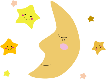 月亮和星星